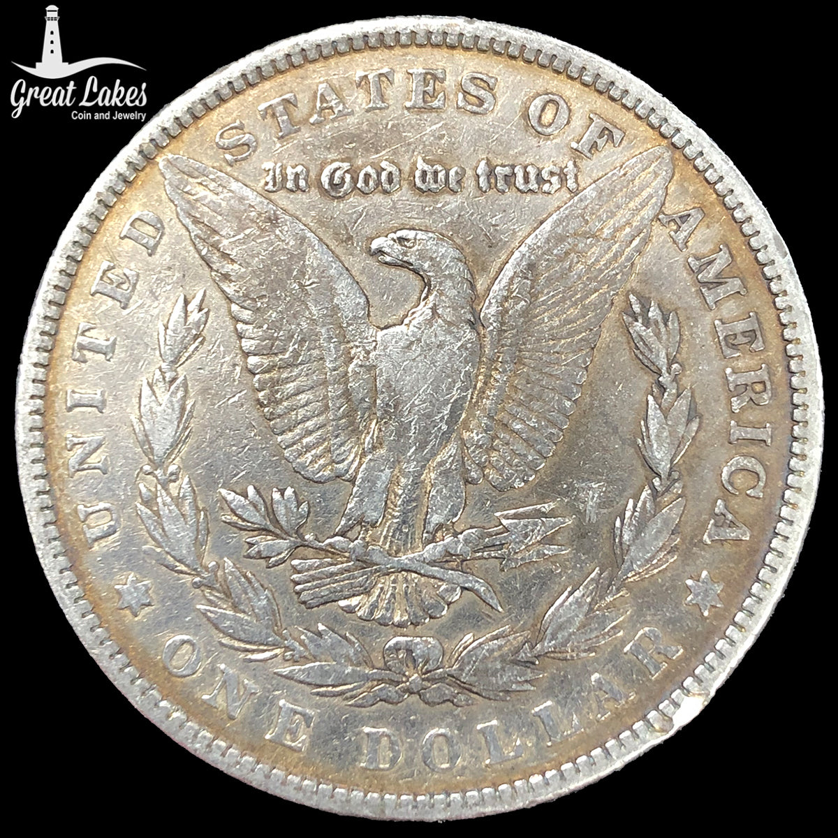 1878 7 Tail Feathers Morgan Silver Dollar (VF Details)