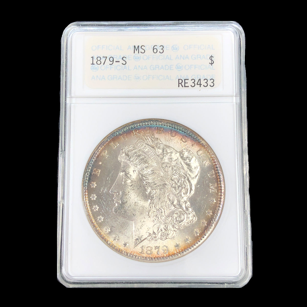 1879-S Morgan Silver Dollar ANA MS63