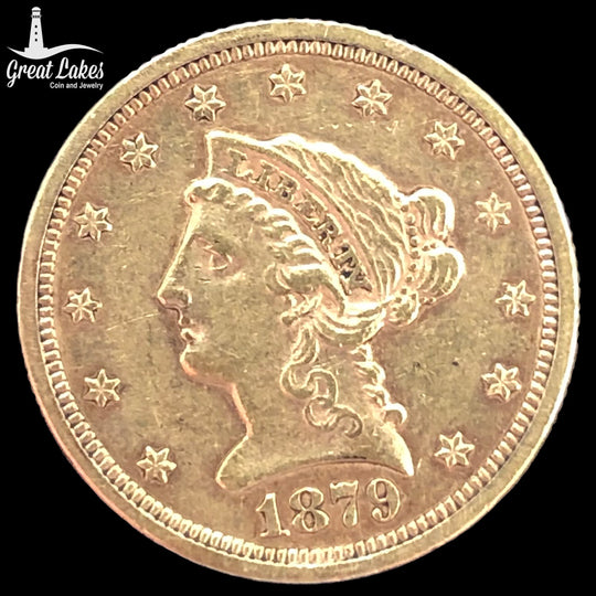 1879-S $2.50 Liberty Gold Quarter Eagle (XF)