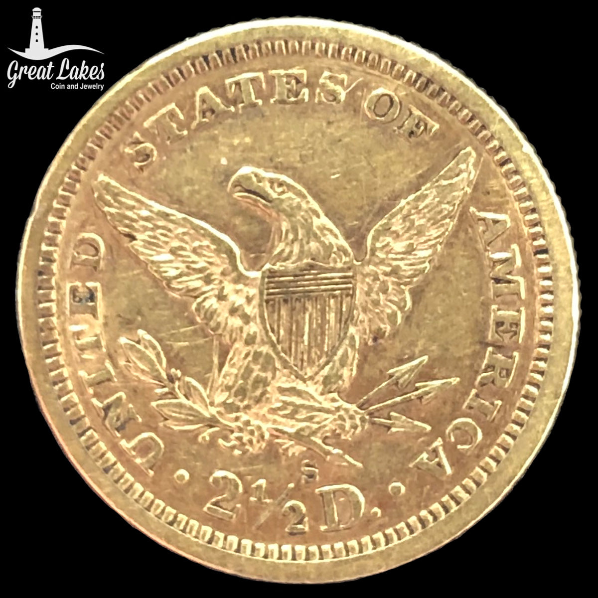 1879-S $2.50 Liberty Gold Quarter Eagle (XF)