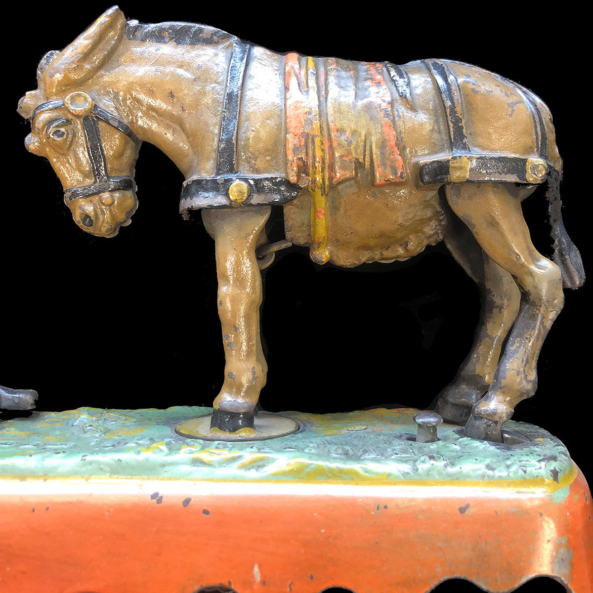 1879 J.E. Steven’s “I Always Did Spise A Mule” Cast Iron Mechanical Bank