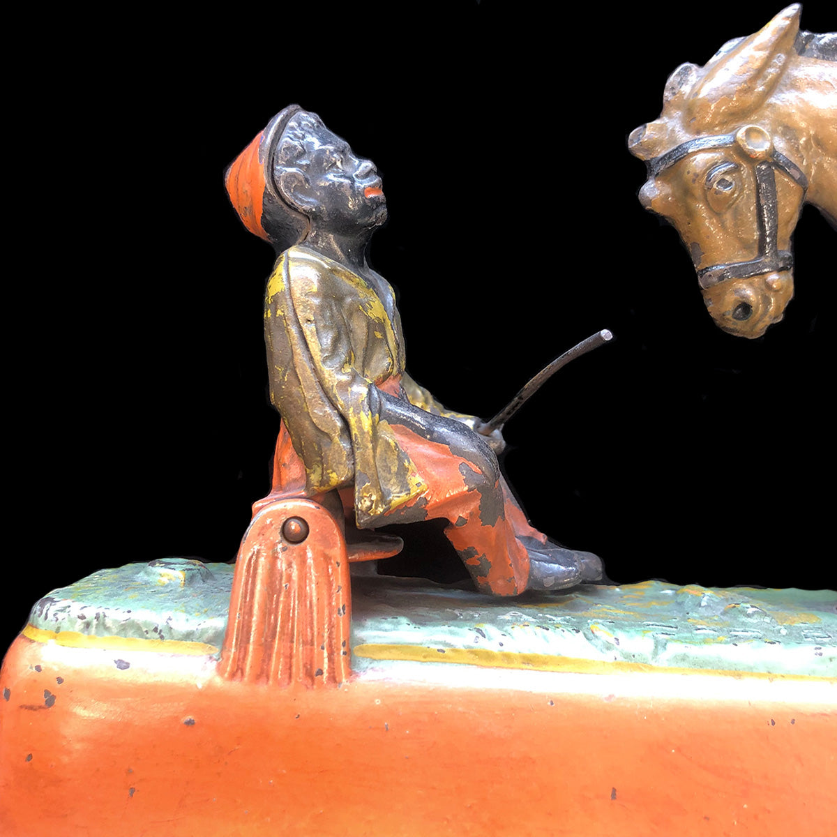 1879 J.E. Steven’s “I Always Did Spise A Mule” Cast Iron Mechanical Bank
