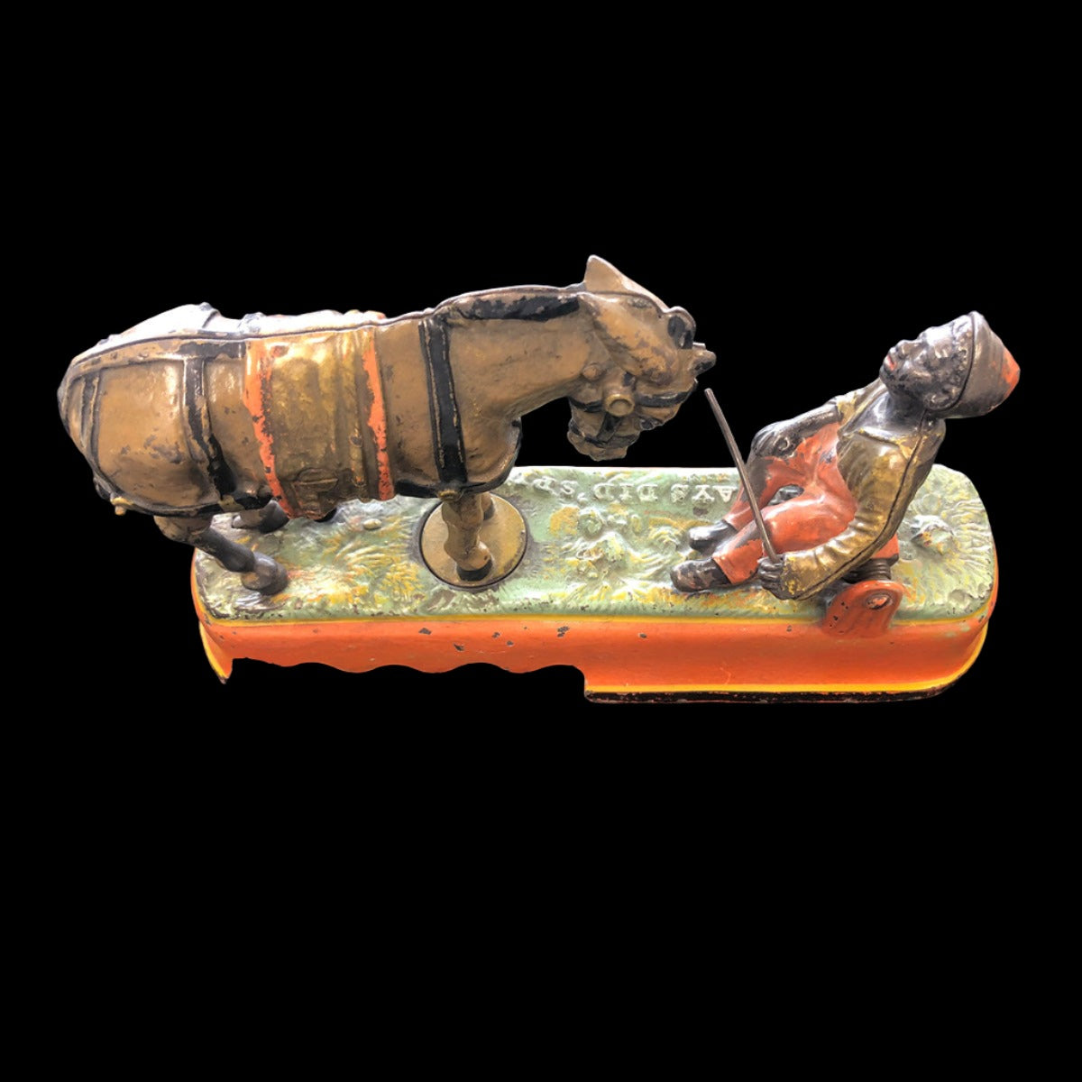 1879 J.E. Steven’s “I Always Did Spise A Mule” Cast Iron Mechanical Bank