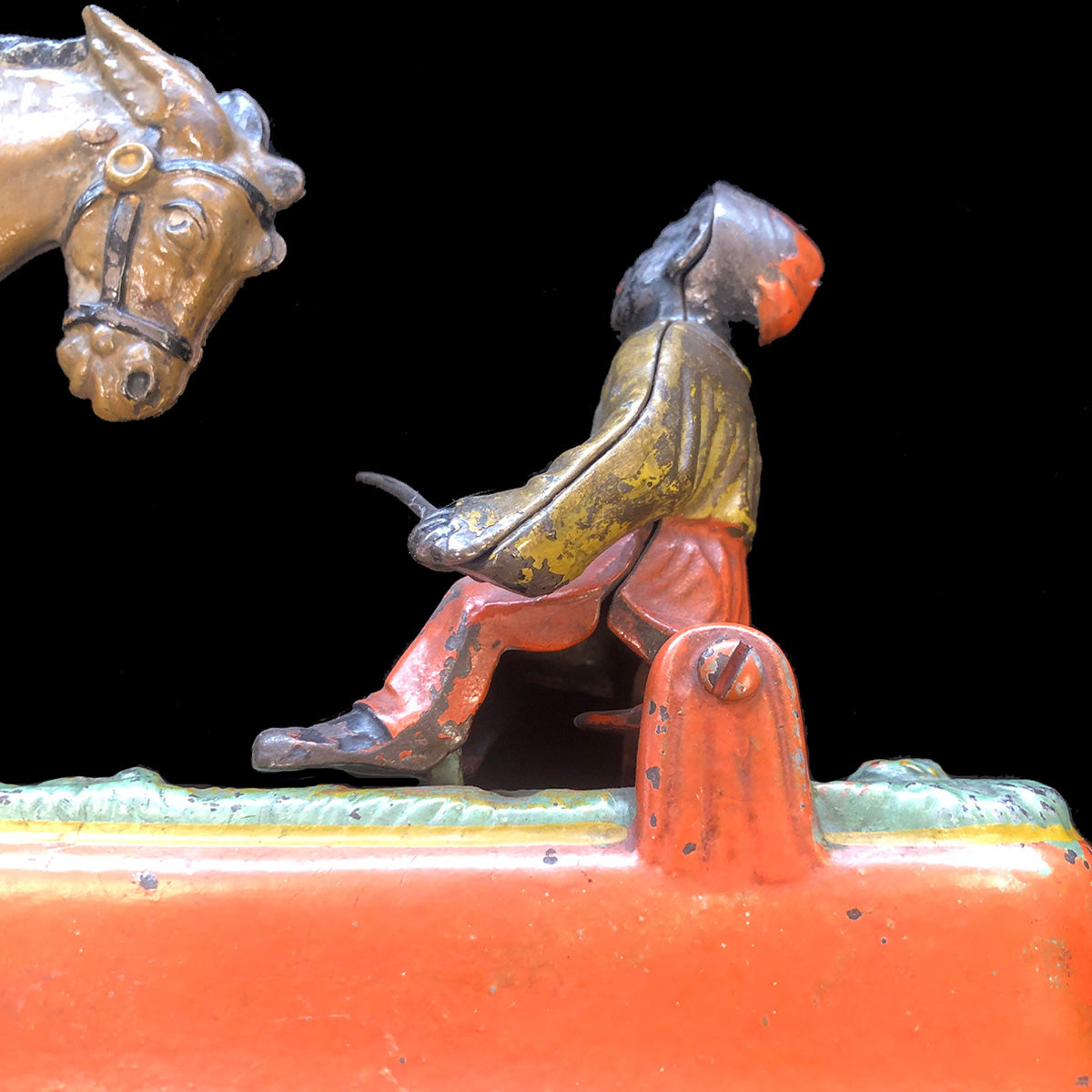 1879 J.E. Steven’s “I Always Did Spise A Mule” Cast Iron Mechanical Bank