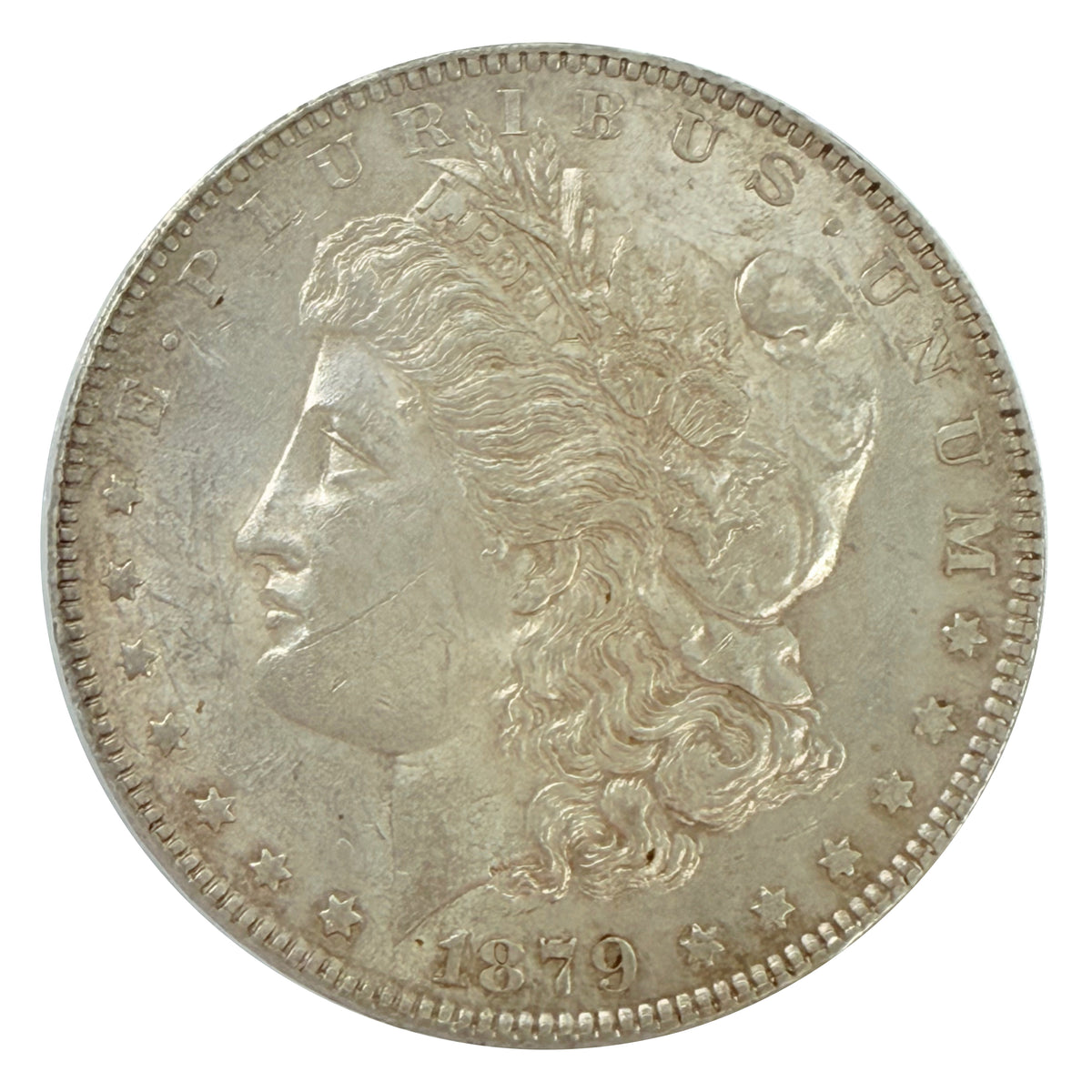 1879 Morgan Silver Dollar PCGS AU58