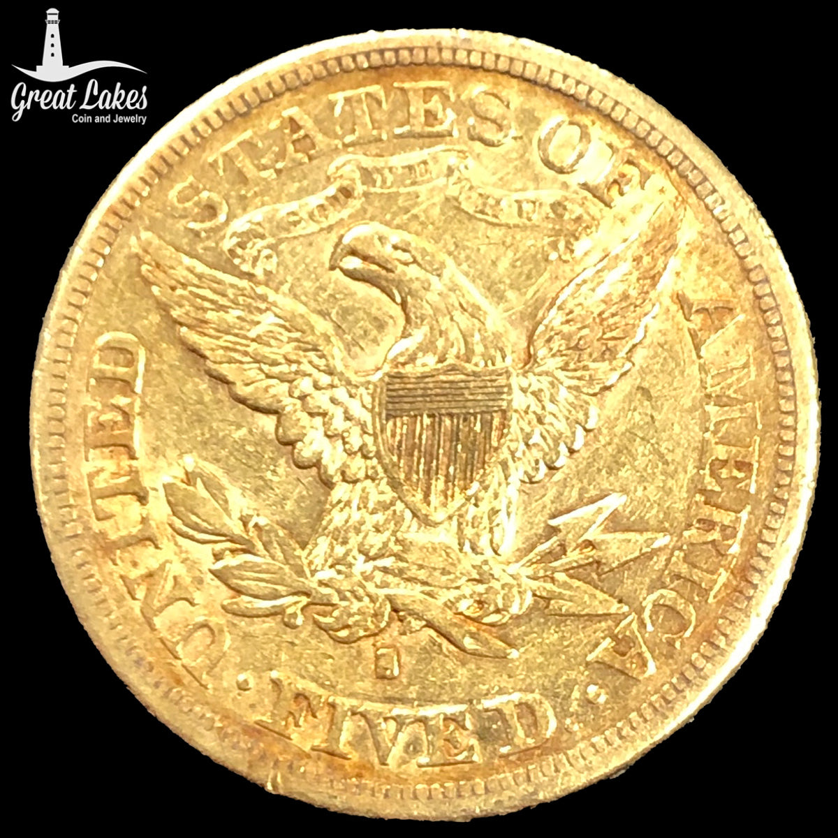 1880-S $5 Liberty Gold Half Eagle (Low Premium)