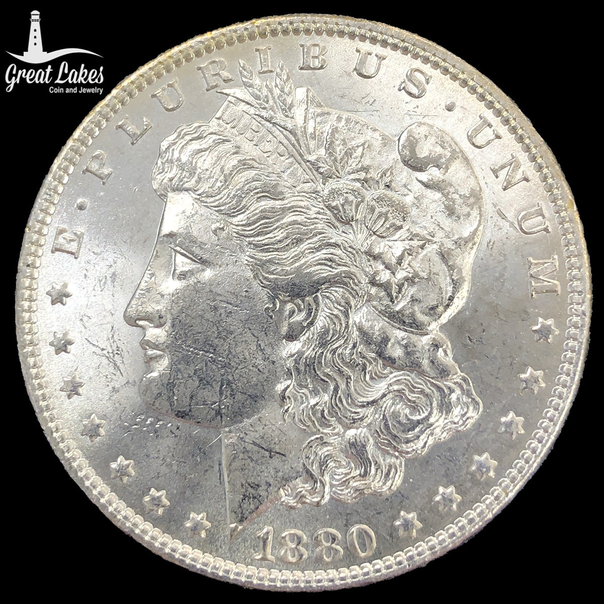 1880 Morgan Silver Dollar (BU)