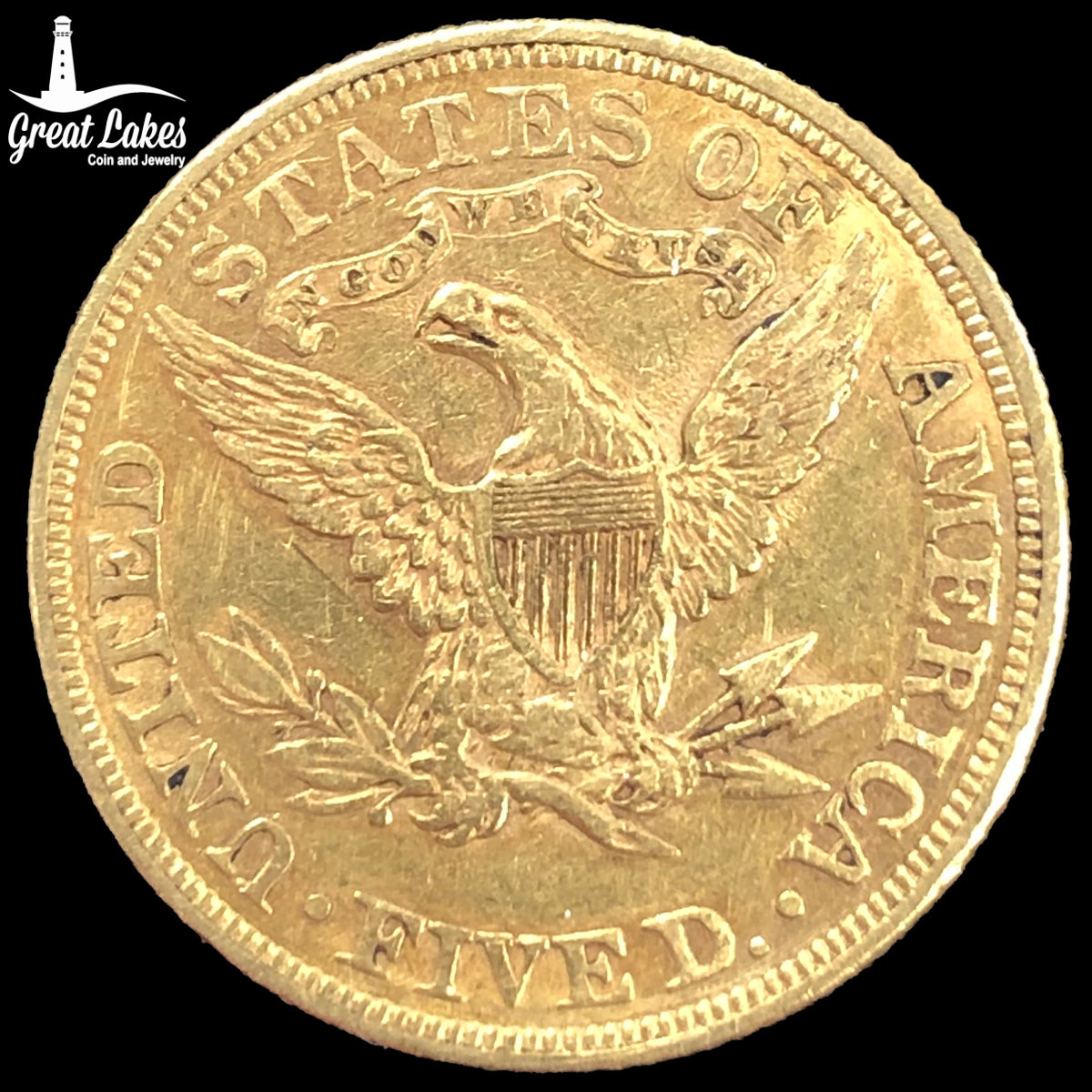 1880 $5 Liberty Gold Half Eagle (XF)