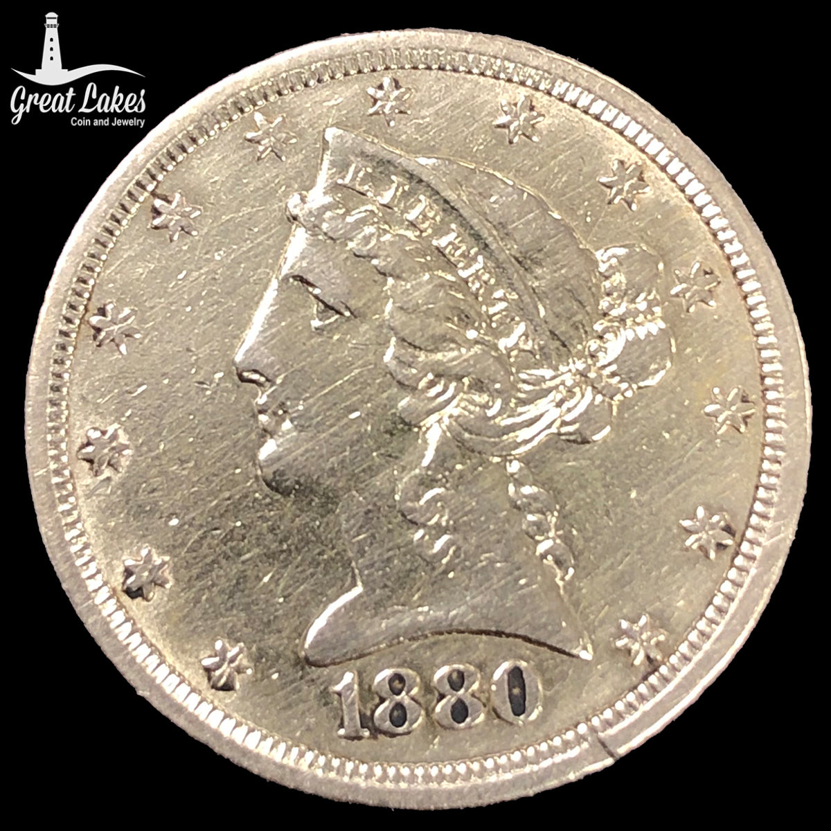 1880 $5 Liberty Gold Half Eagle (Low Premium)