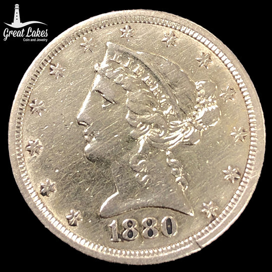 1880 $5 Liberty Gold Half Eagle (Low Premium)