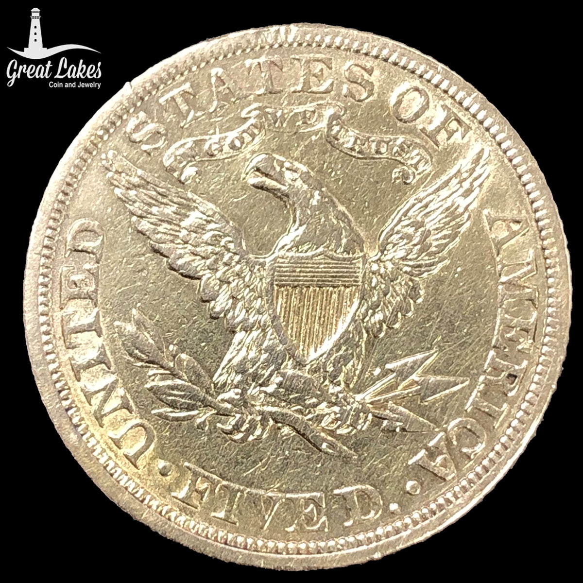 1880 $5 Liberty Gold Half Eagle (Low Premium)