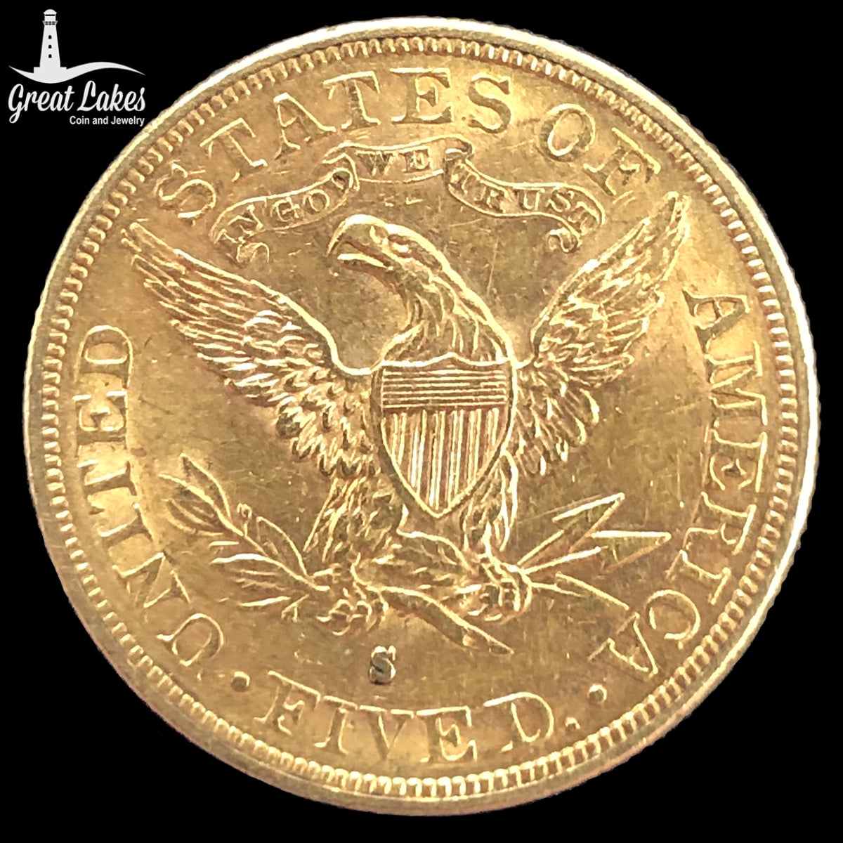 1881-S $5 Liberty Gold Half Eagle (Low Premium)