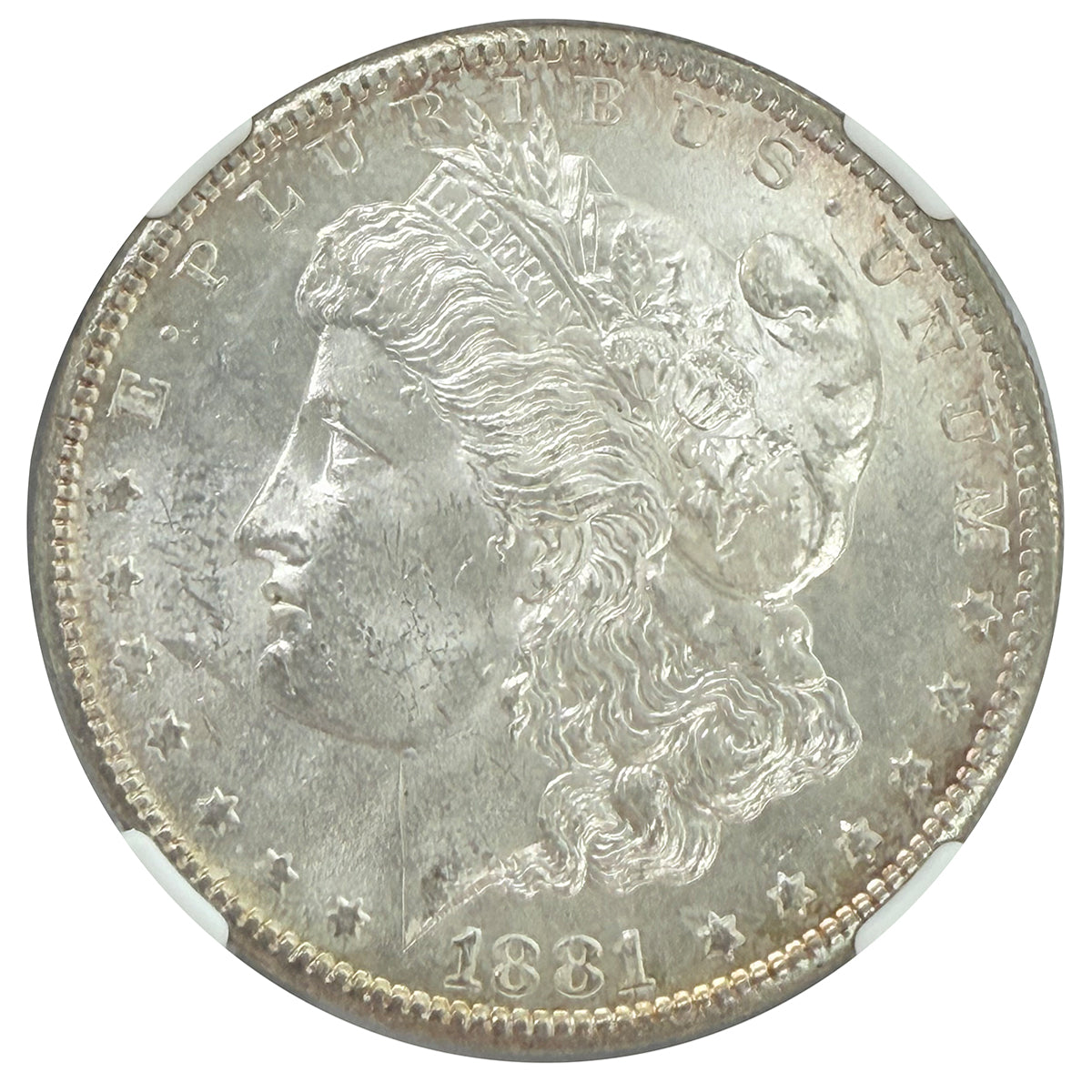 1881-S Morgan Silver Dollar NGC MS62
