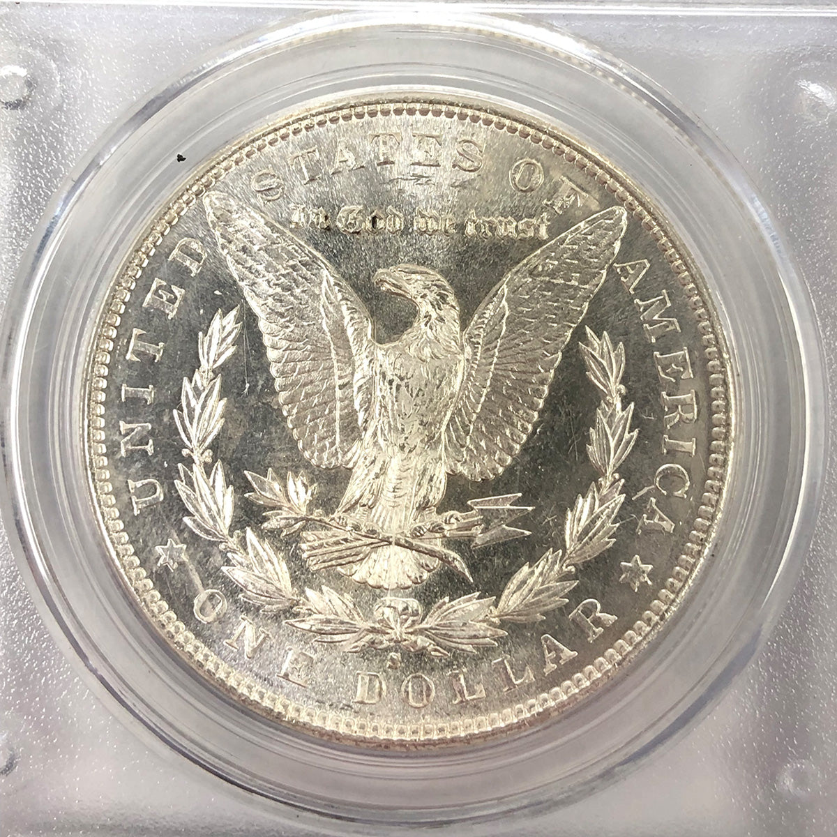 1881-S Morgan Silver Dollar PCGS MS63 OGH
