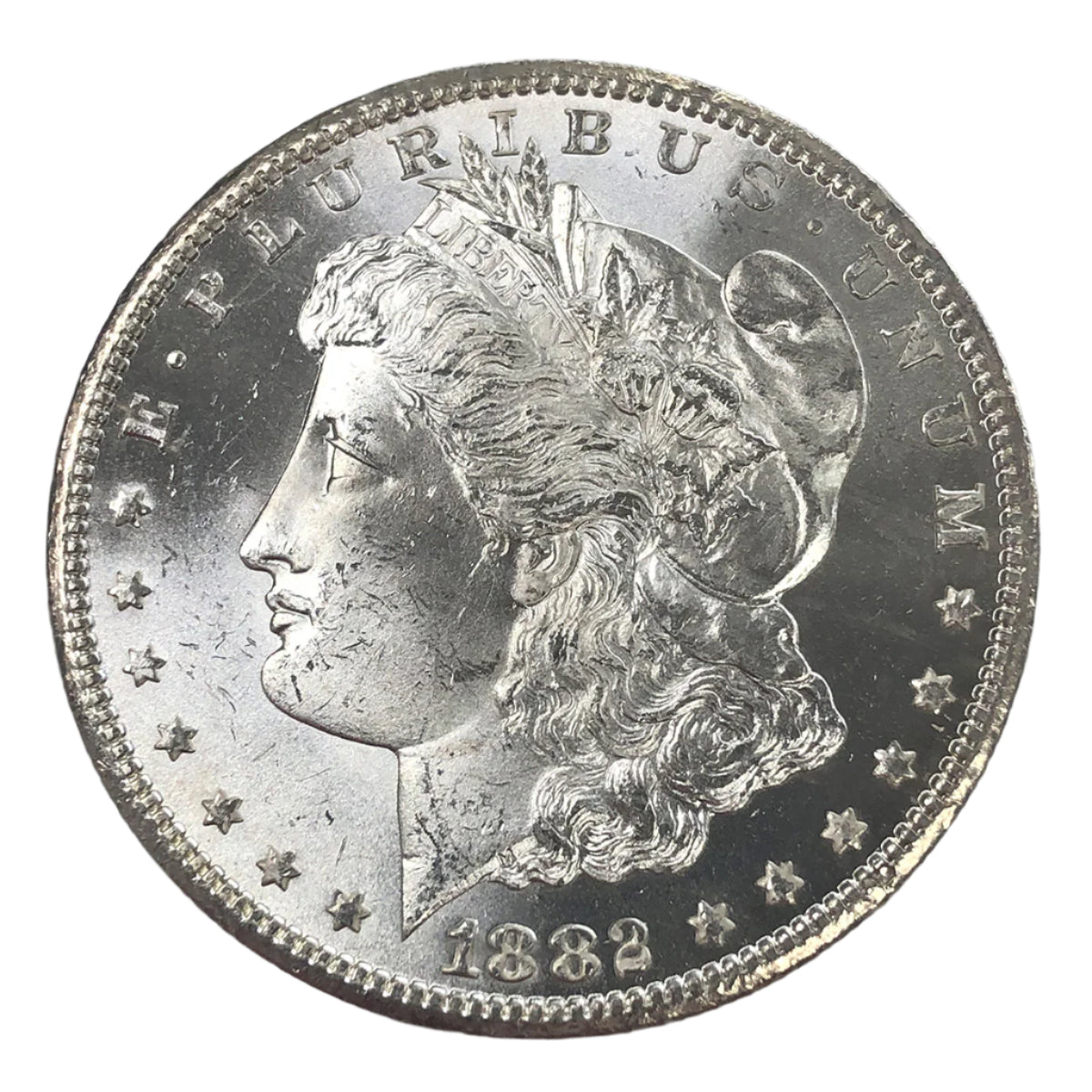 1882-CC Morgan Silver Dollar (BU)