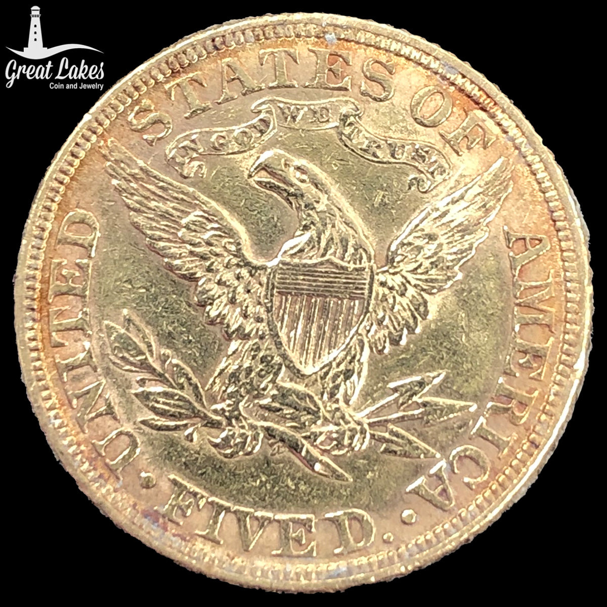1882 $5 Liberty Gold Half Eagle (Low Premium)