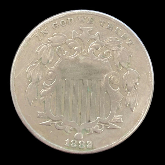 1882 Shield Nickel (XF Details)