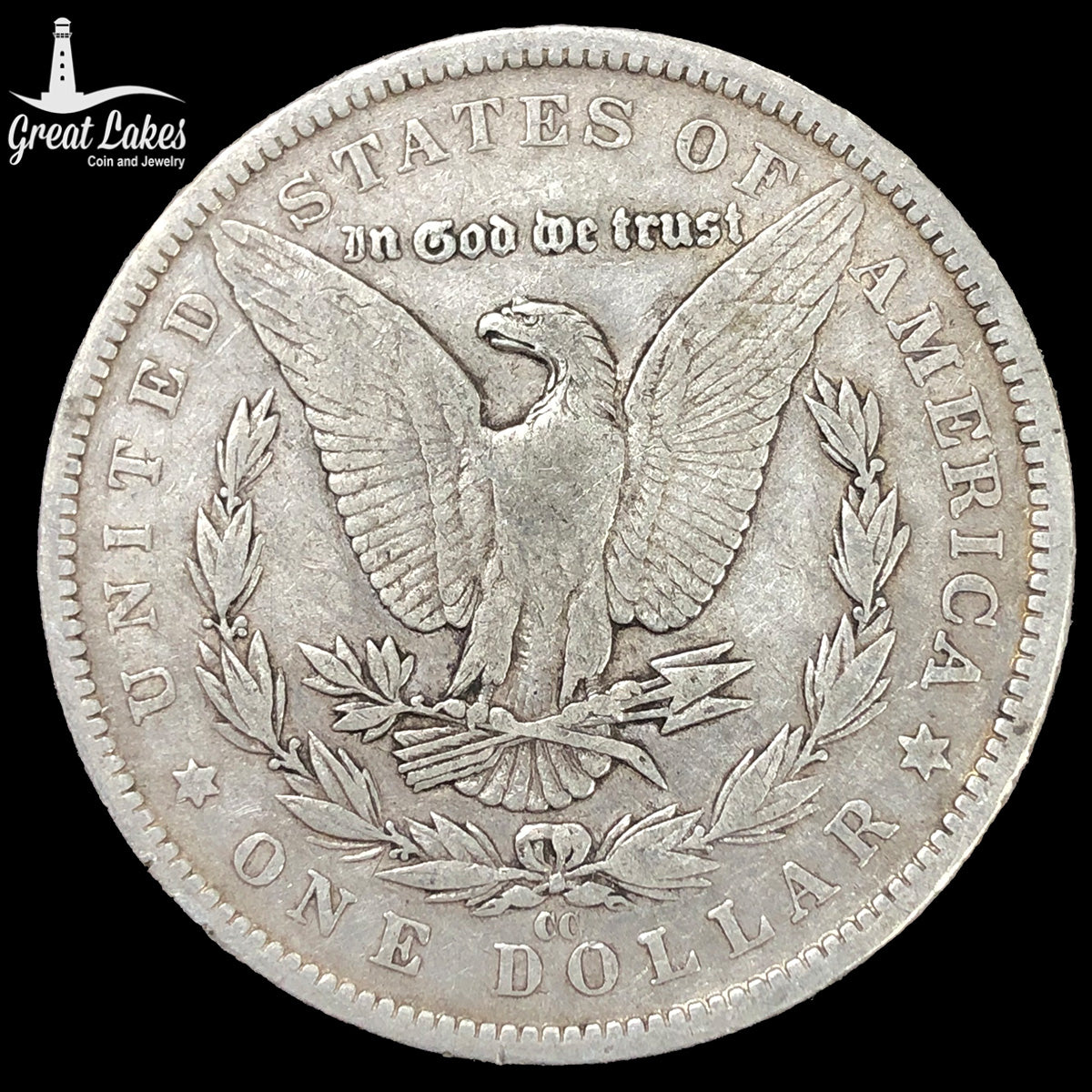 1883-CC Morgan Silver Dollar (F Details)