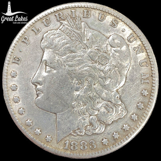 1883-CC Morgan Silver Dollar (XF)