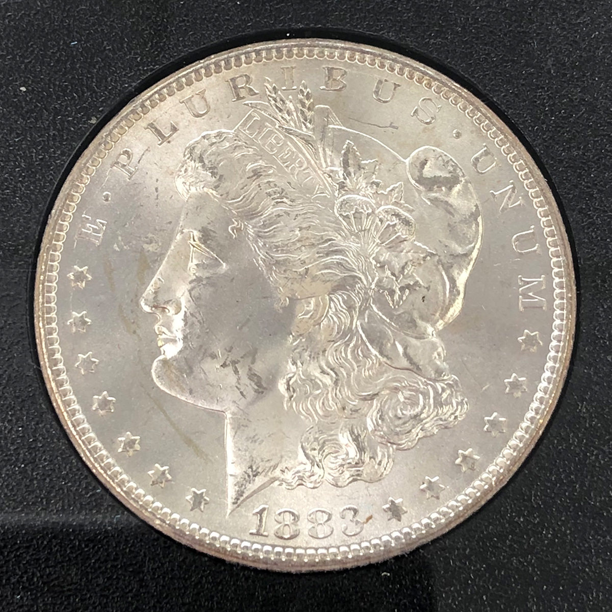 1883-CC Morgan Silver Dollar GSA (With Box &amp; CoA)