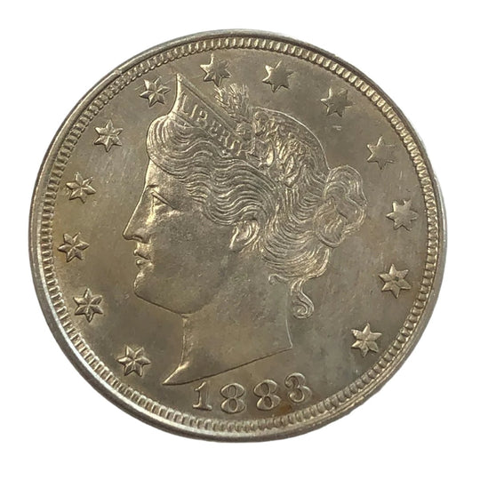 1883 No Cents Liberty Head Nickel (AU Details)