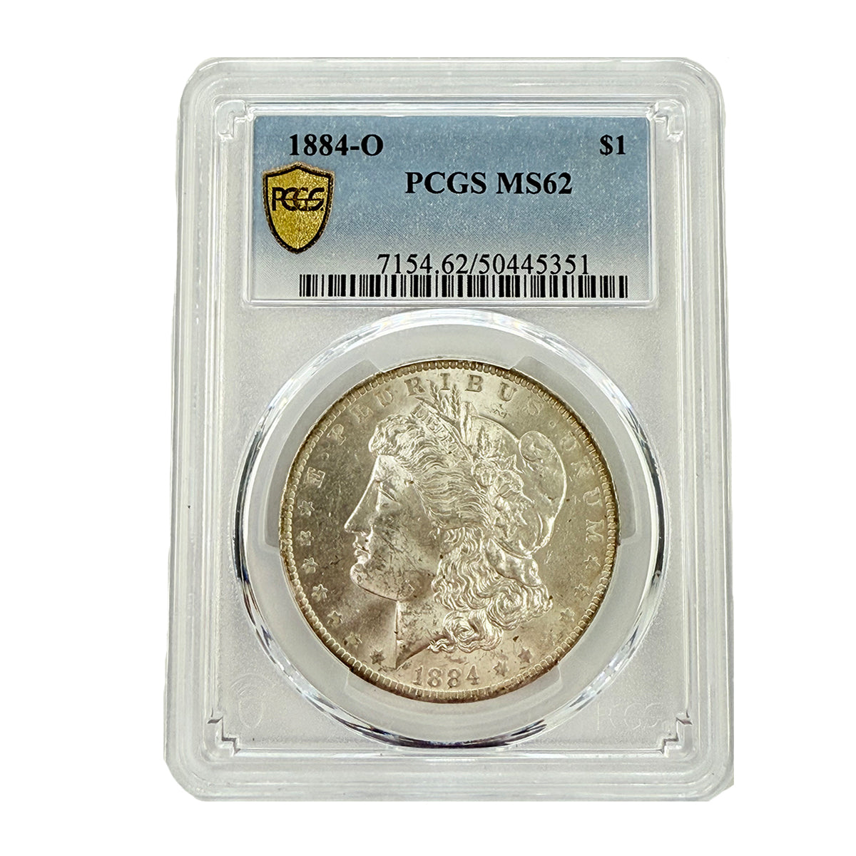 1884-O Morgan Silver Dollar PCGS MS62