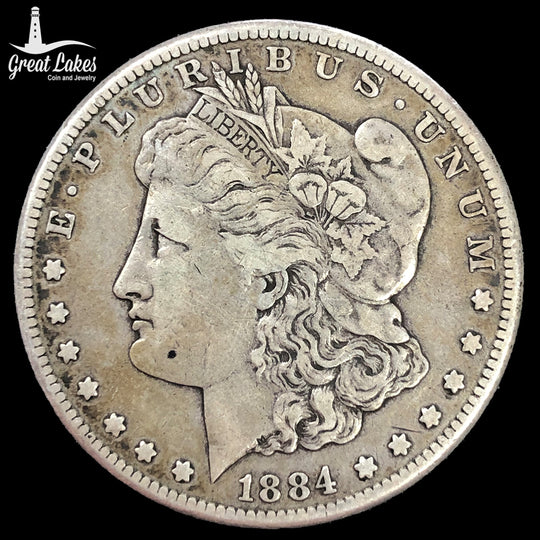 1884-S Morgan Silver Dollar (VF)