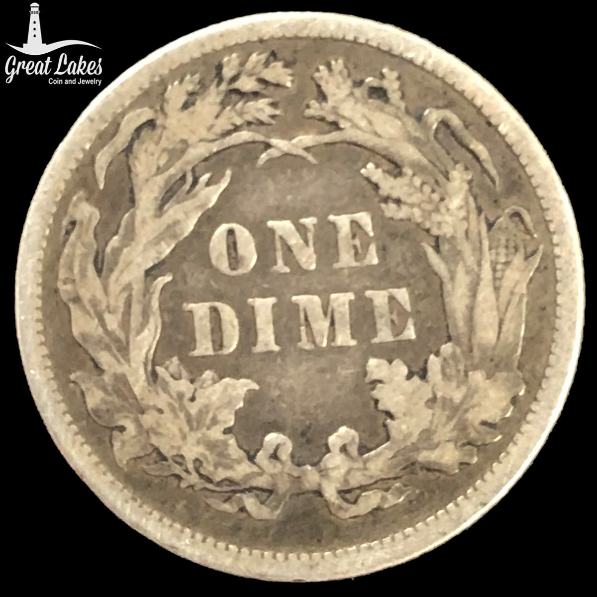 1884 Seated Liberty Dime (XF)