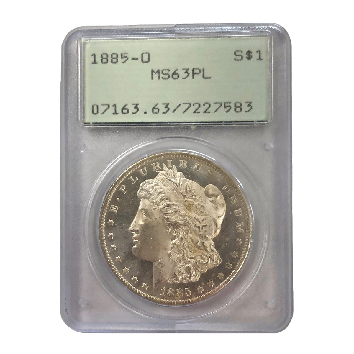 1885-O Morgan Silver Dollar MS63PL