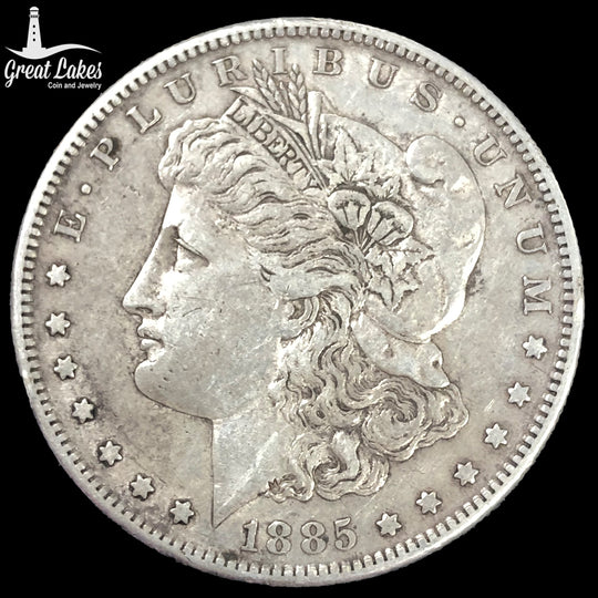 1885-S Morgan Silver Dollar (XF)