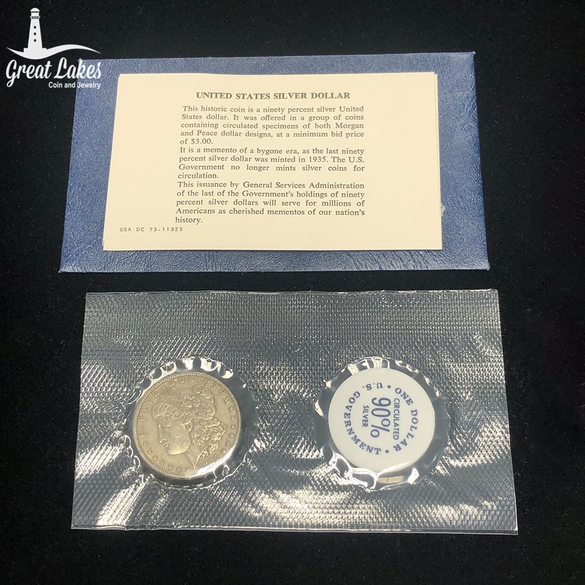 1885 GSA Softpack Morgan Silver Dollar
