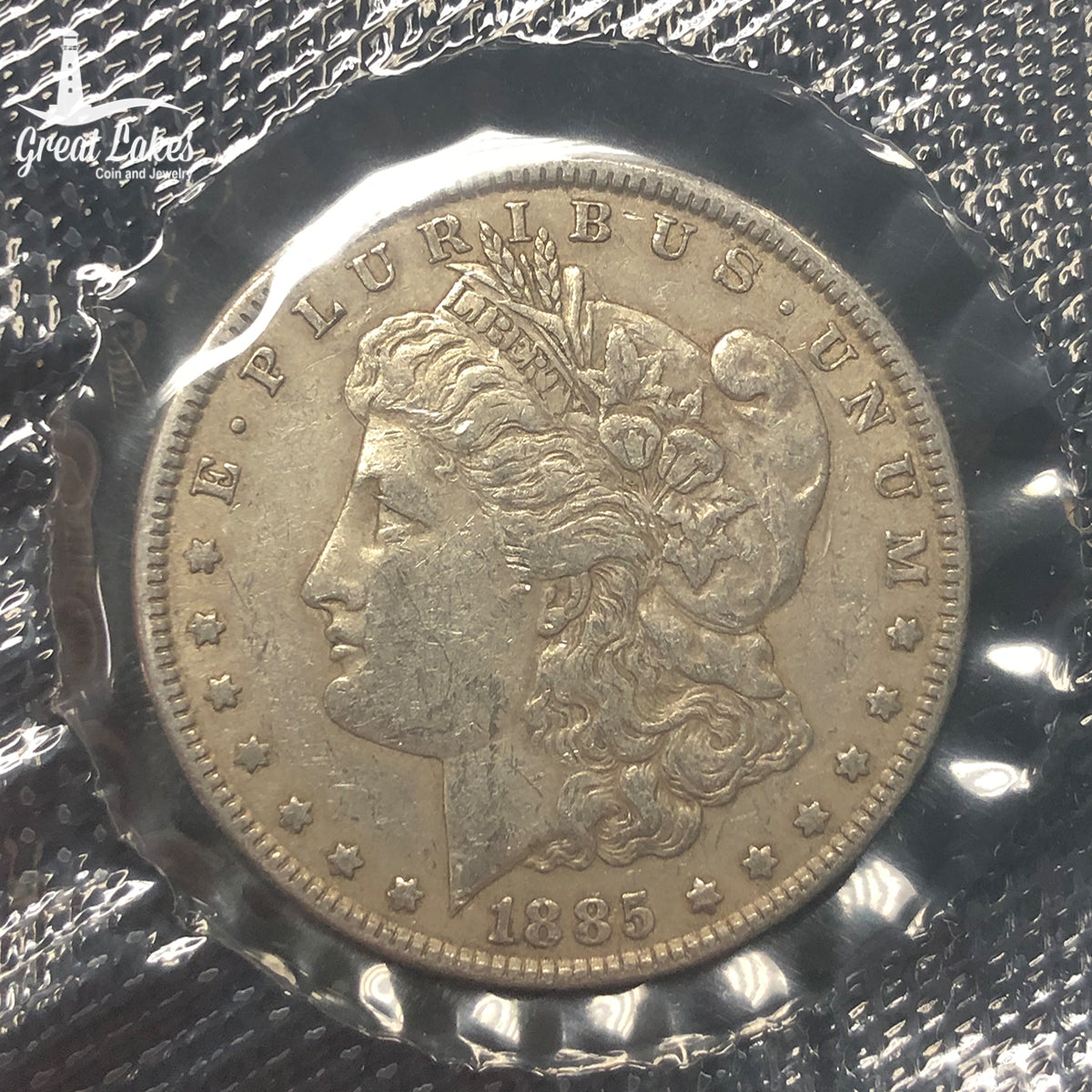 1885 GSA Softpack Morgan Silver Dollar