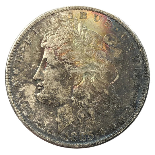 1885 Morgan Silver Dollar (Toned) (BU)