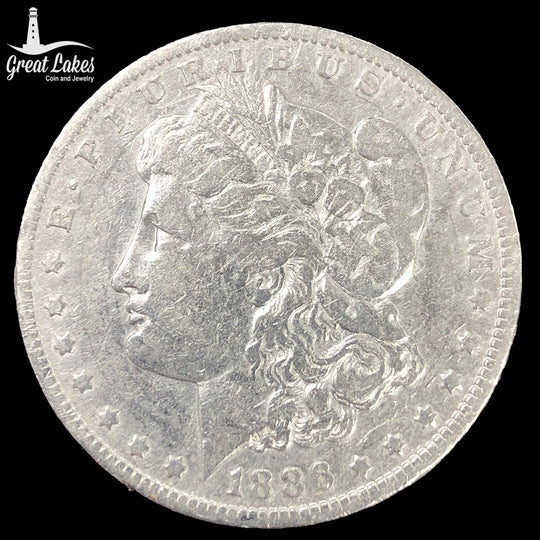 1886-O Morgan Silver Dollar (F Details)