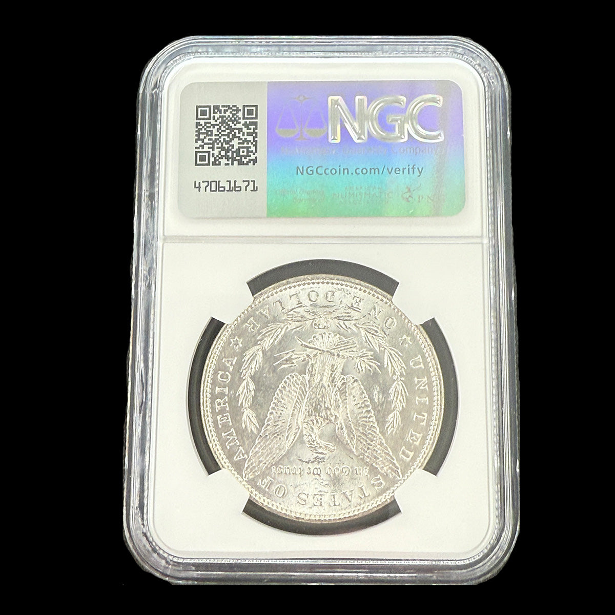 1886 Morgan Silver Dollar NGC BU