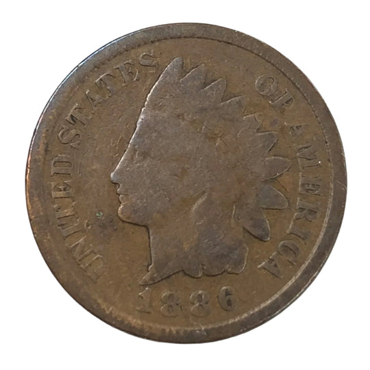 1886 Type 2 Indian Head Cent (G)