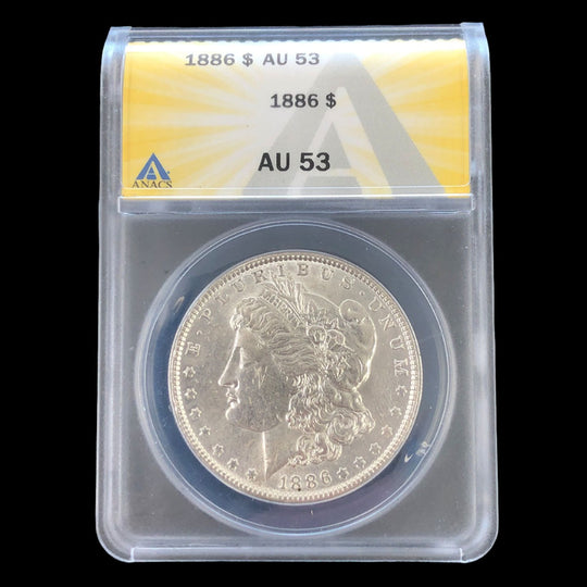 1886 Morgan Silver Dollar ANACS AU53