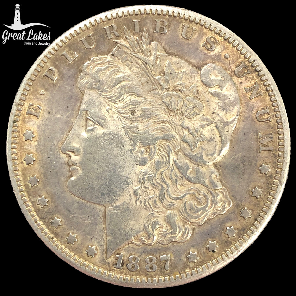 1887-S Morgan Silver Dollar (AU)