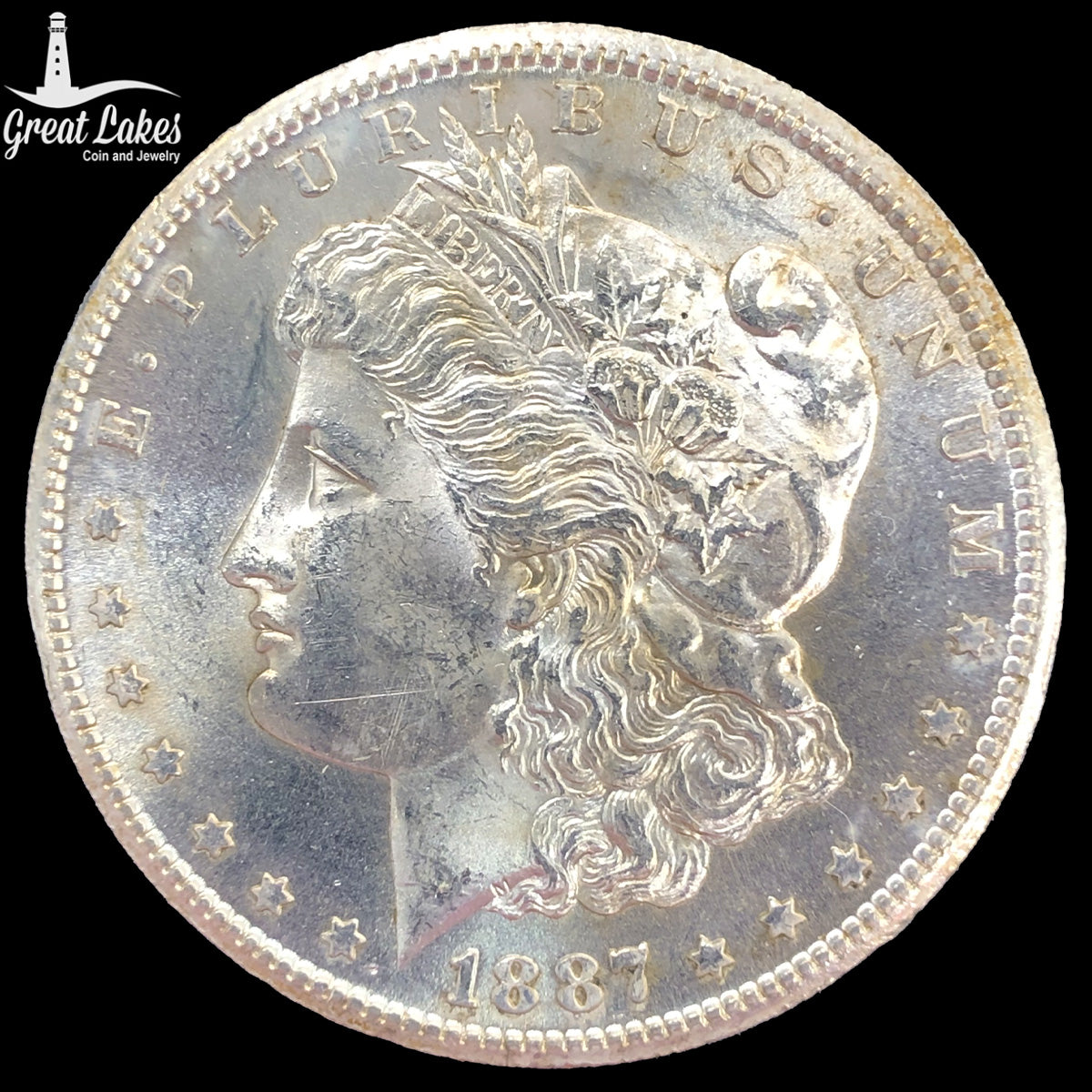 1887-S Morgan Silver Dollar (BU)