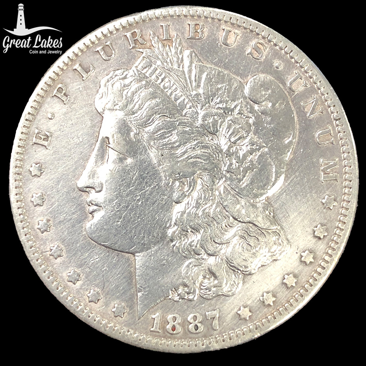 1887-S Morgan Silver Dollar (XF Details)