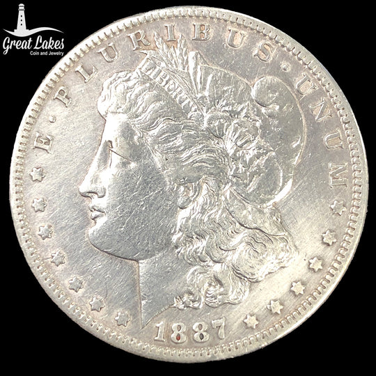 1887-S Morgan Silver Dollar (XF Details)