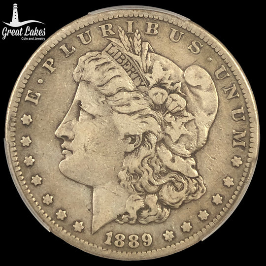 1889-CC Morgan Dollar PCGS F15