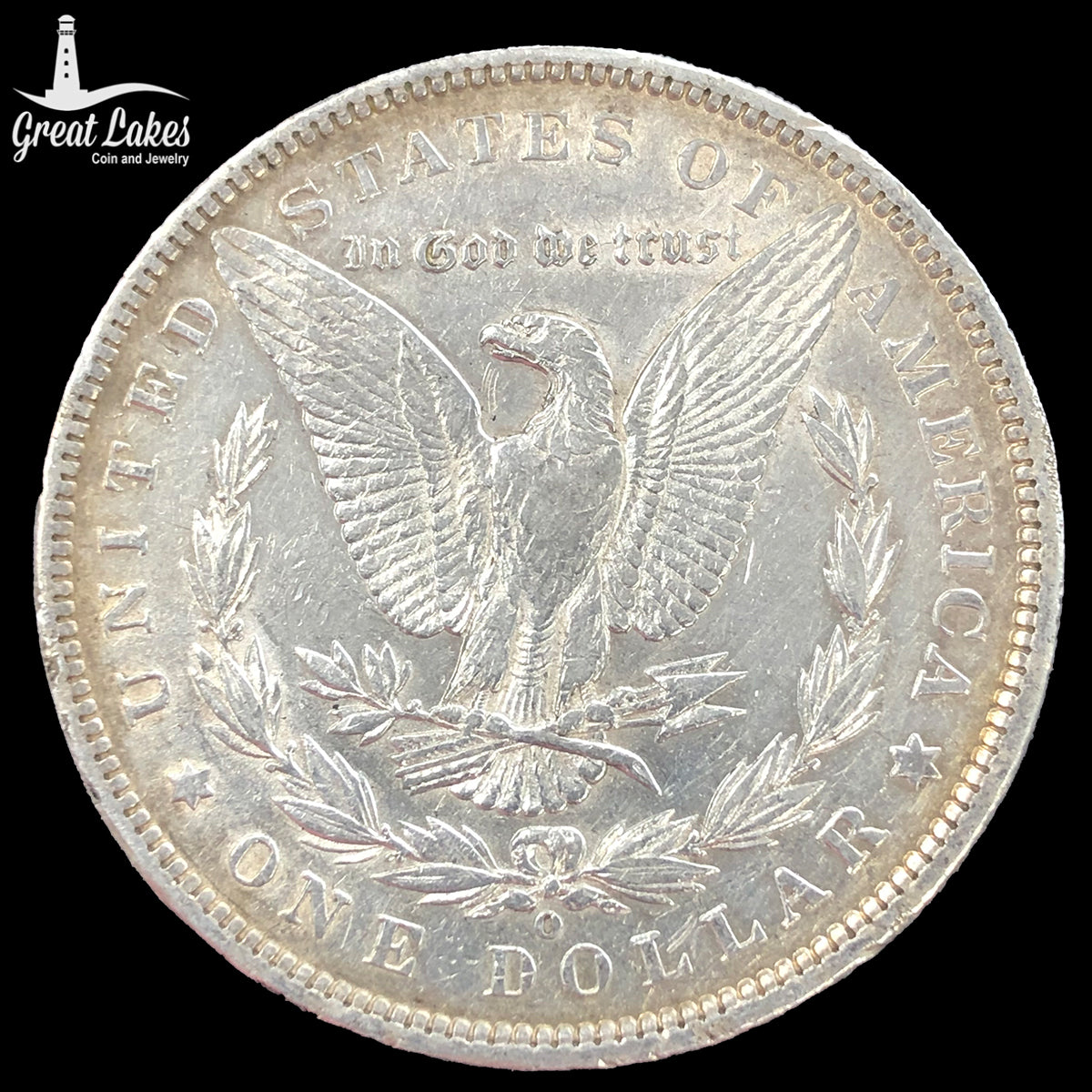 1889-O Morgan Silver Dollar (AU Details)