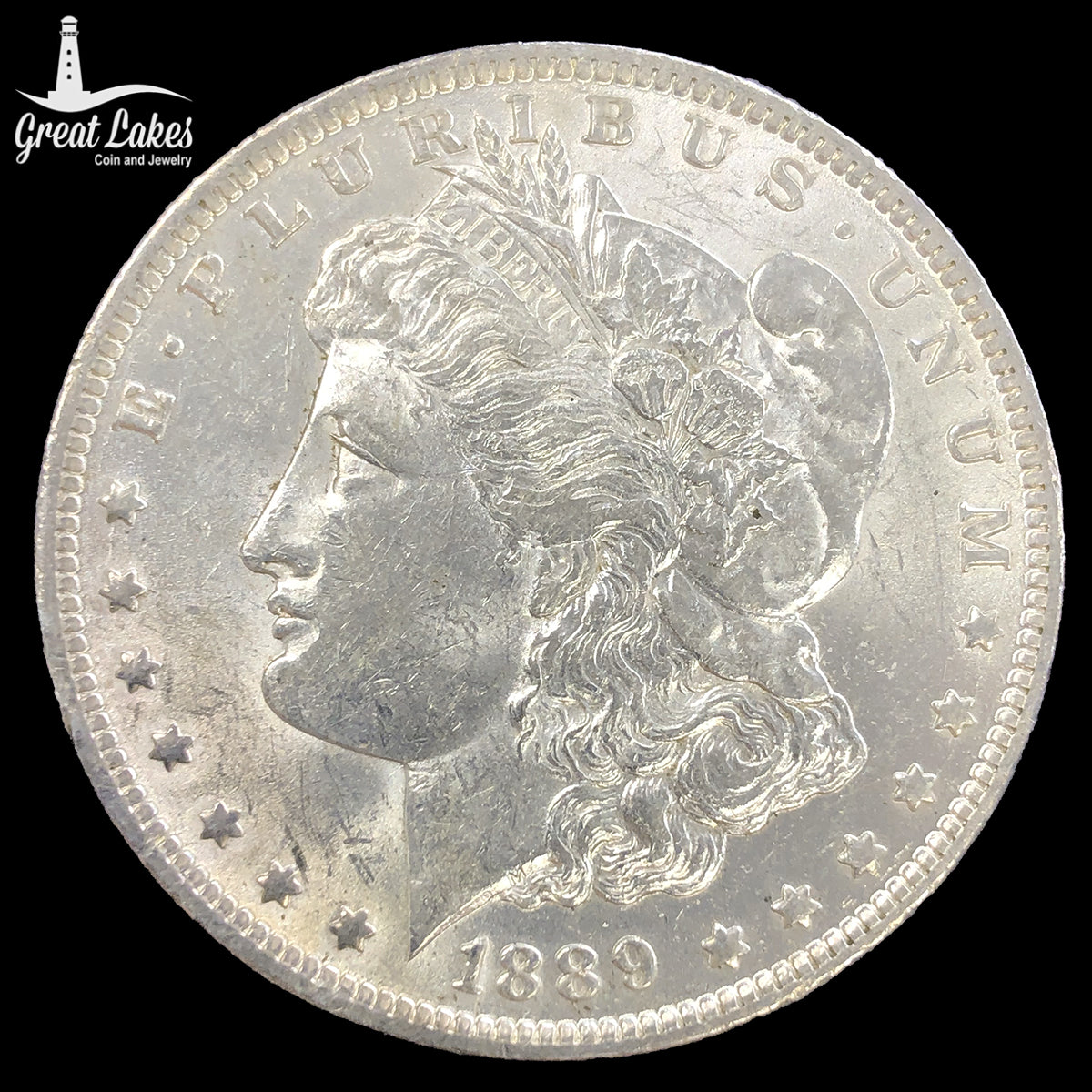 1889-O Morgan Silver Dollar (Choice AU)