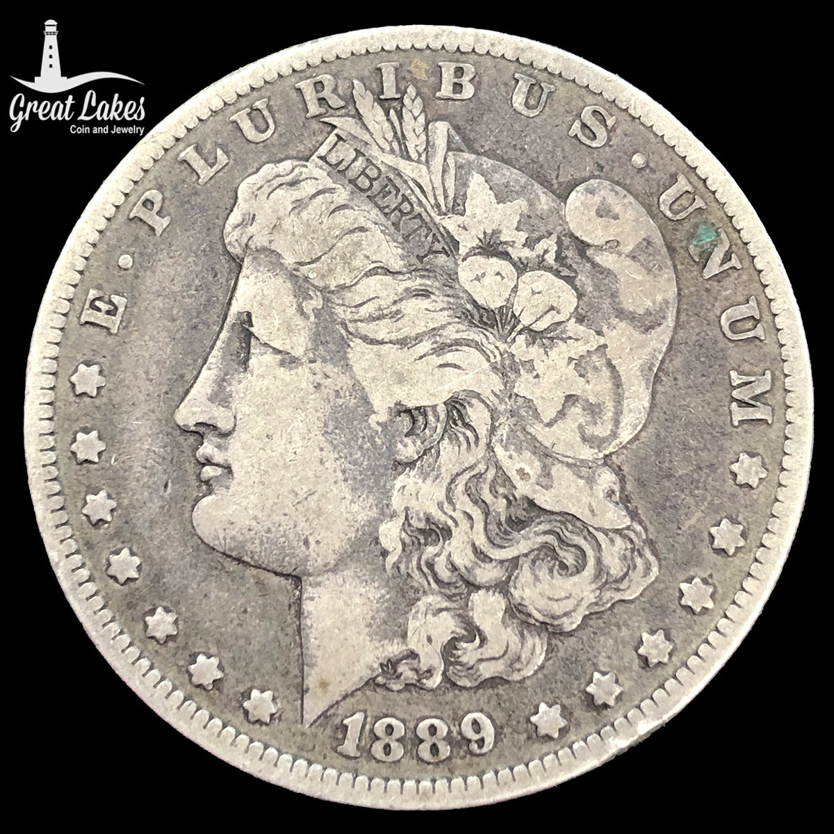 1889-O Morgan Silver Dollar (F)