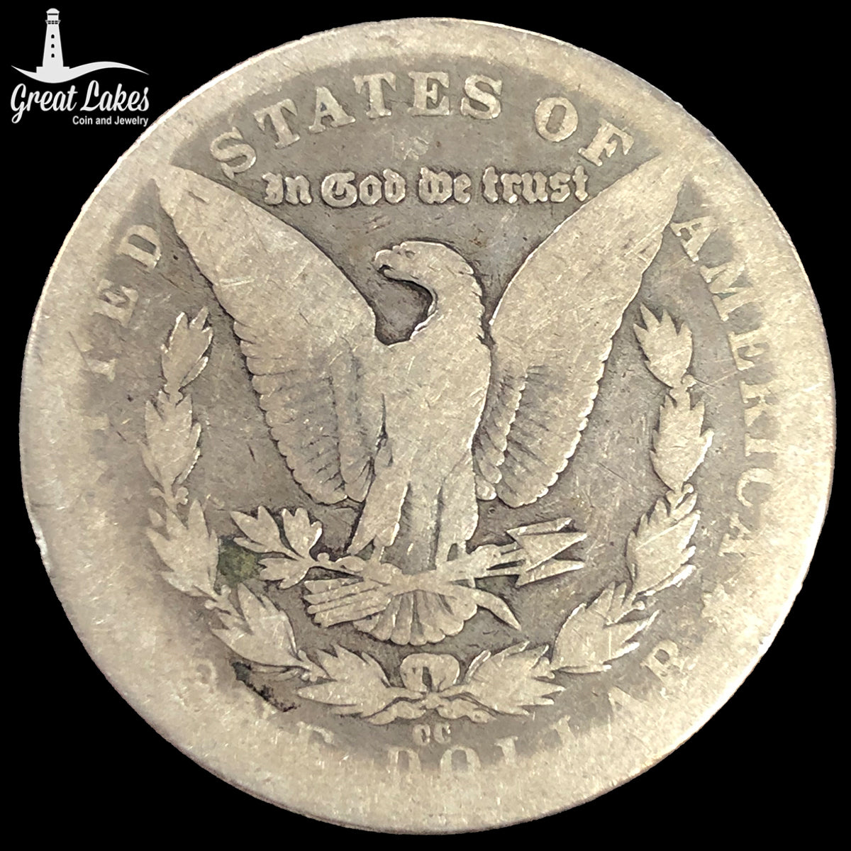 1890-CC Morgan Silver Dollar (AG)