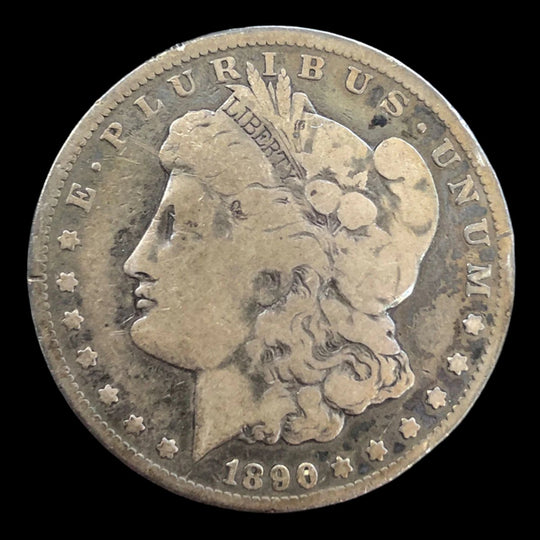 1890-CC Morgan Silver Dollar (G)
