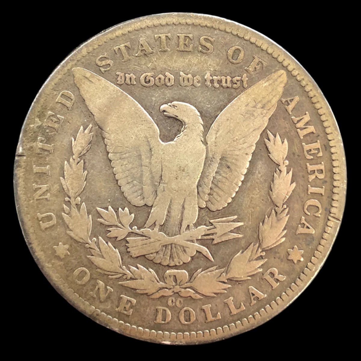 1890-CC Morgan Silver Dollar (G)