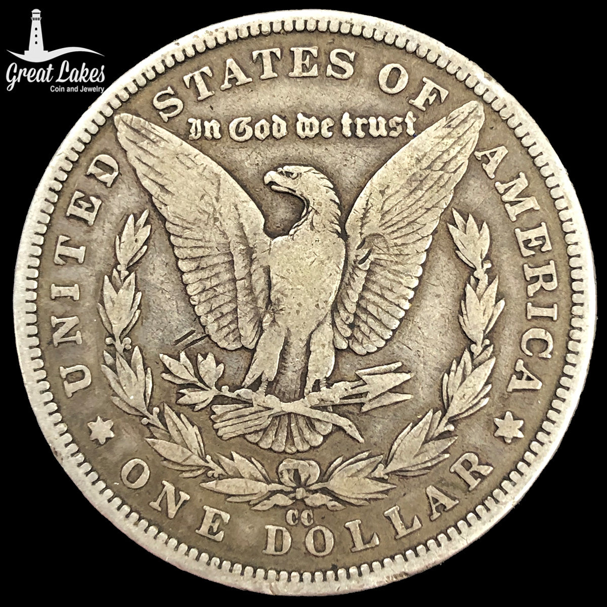 1890-CC Morgan Dollar (F)