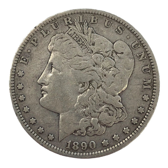 1890-O Morgan Silver Dollar (VF Details)